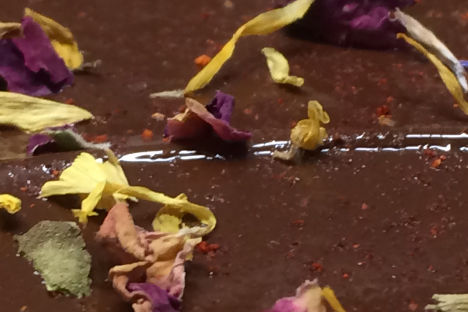 Emiett&eacute;e de chocolat fum&eacute;